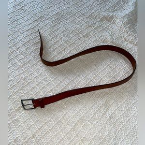 Reddish brown 31-35” long leather belt